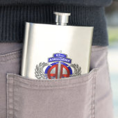 82e Airborne Divisie Dagger Ontwerp Flacon (Voorbeeld)