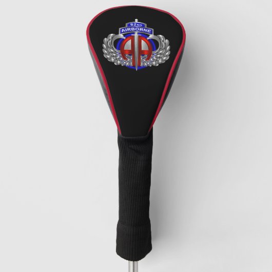 82e Airborne Divisie Dagger Ontwerp Golfheadcover (Voorkant)