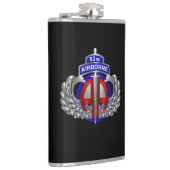 82e Airborne Divisie Dagger Ontwerp Heupfles (Rechts)