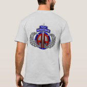 82e Airborne Divisie Dagger Ontwerp  T-shirt (Achterkant)