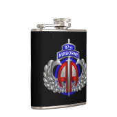 82e Airborne Divisie “Dagger” Zwart Heupfles (Rechts)