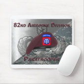 82e Airborne Divisie Geschenk Muismat (Met muis)