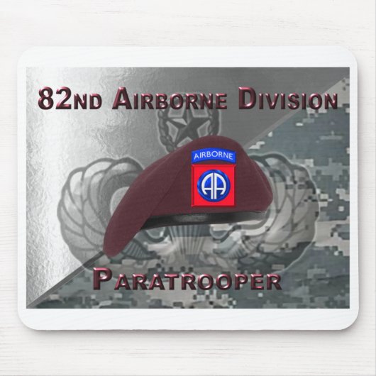 82e Airborne Divisie Geschenk Muismat (Voorkant)