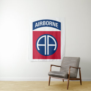 82e Airborne Divisie Insigne Militaire Veteraan Wandkleed