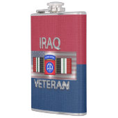 82e Airborne Divisie Irak Veteraan Heupfles (Links)