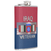 82e Airborne Divisie Irak Veteraan Heupfles (Rechts)