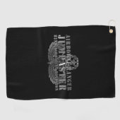 82e Airborne Divisie Jumpmaster Golfhanddoek (Horizontaal)