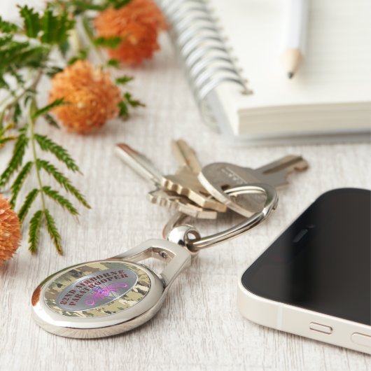 82e AIrborne Divisie Moeder Sleutelhanger (Zijkant)