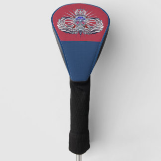 82e Airborne Divisie “Spiked Skull” Div Kleuren Golfheadcover
