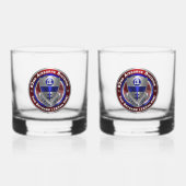 82e Airborne Division 325e PIR Whisky Glas (Voorkant)