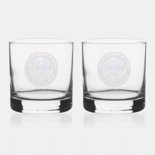 82e Airborne Division 325e PIR Whisky Glas (Achterkant)