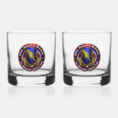 82e Airborne Division 504e PIR Whisky Glas (Voorkant)