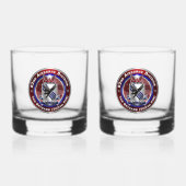 82e Airborne Division 505e PIR Whisky Glas (Voorkant)