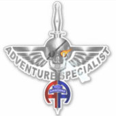 82e Airborne Division Adventure Specialist Sticker (Voorkant)