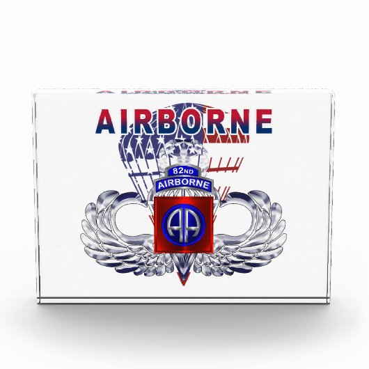 82e Airborne Division Airborne Paratrooper Fotoblokken (Voorkant)