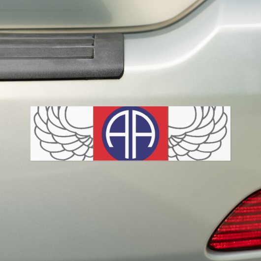 82e Airborne Division "All American" Bumpersticker (Op auto)
