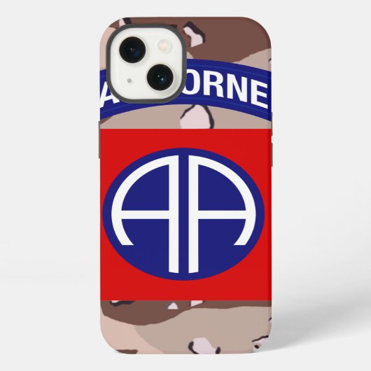 82e Airborne Division "All American Division" iPhone Hoesje (Achterkant)