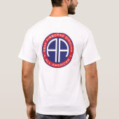 82e Airborne Division All American Emblem T-Shirt (Achterkant)