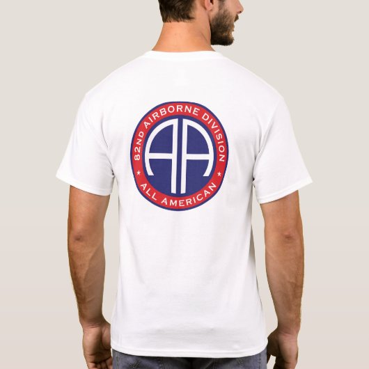 82e Airborne Division All American Emblem T-Shirt (Achterkant)
