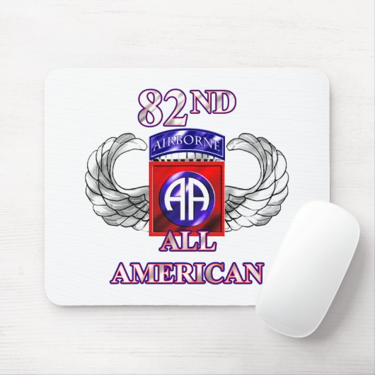 82e Airborne Division All American Muismat (Met muis)