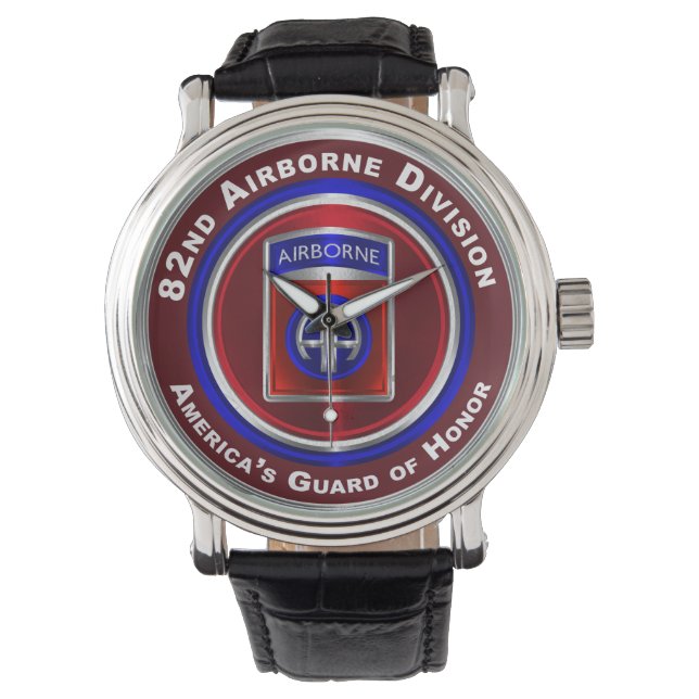 82e Airborne Division America's Guard of Honor Horloge (Voorkant)