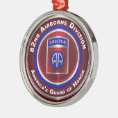 82e Airborne Division America's Guard of Honor Metalen Ornament (Links)