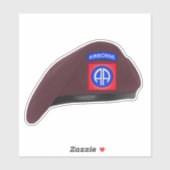 82e Airborne Division Beret Sticker (Vel)