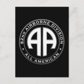 82e Airborne Division Casual Patch Briefkaart (Voorkant)