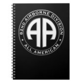 82e Airborne Division Casual Patch Notitieboek (Voorkant)