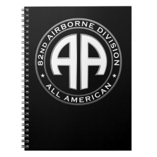 82e Airborne Division Casual Patch Notitieboek