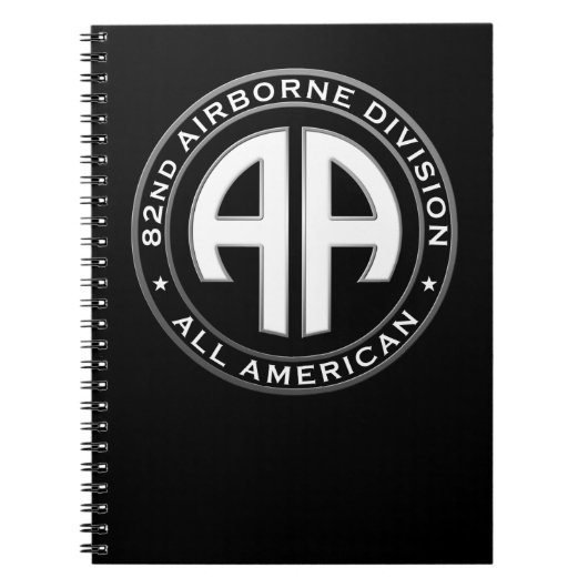 82e Airborne Division Casual Patch Notitieboek (Voorkant)