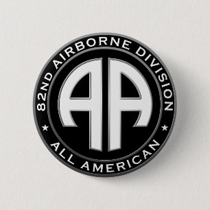 82e Airborne Division Casual Patch Ronde Button 5,7 Cm