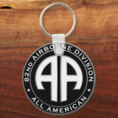 82e Airborne Division Casual Patch Sleutelhanger (Voorkant)