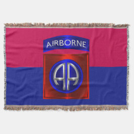 82e Airborne Division Custom Metal like Patch Deken