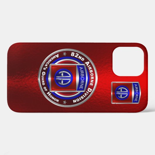 82e Airborne Division Gepersonaliseerd Case-Mate iPhone Case (Achterkant (horizontaal))