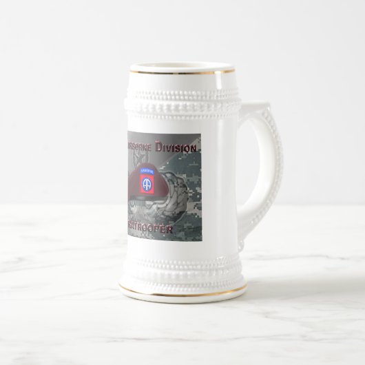 82e Airborne Division Gift Stein Bierpul (Voorkant rechts)