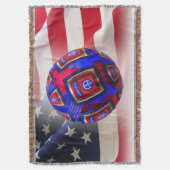 82e Airborne Division Global Deployment Deken (Voorkant Verticaal)