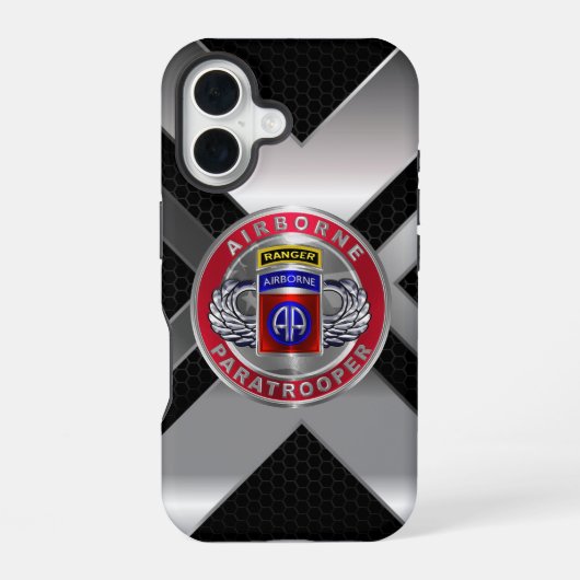 82e Airborne Division Hoesje-Mate iPhone Case 16 Hoesje (Achterkant)
