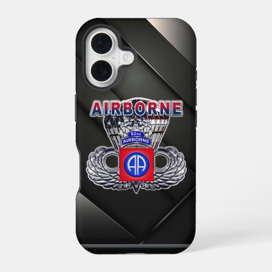 82e Airborne Division Hoesje-Mate iPhone Case 16 Hoesje (Achterkant)