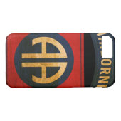 82e Airborne Division iPhone 7 hoesje (Achterkant (Horizontaal))