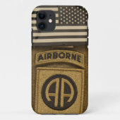 82e Airborne Division iPhone Case (Achterkant)