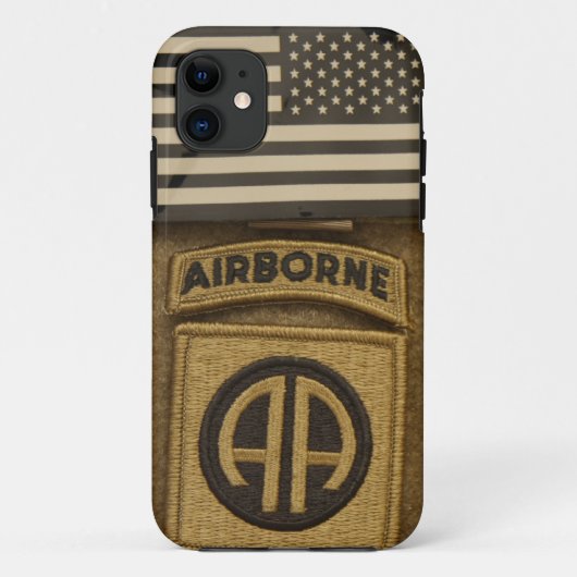 82e Airborne Division iPhone Case (Achterkant)