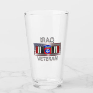 82e Airborne Division Irak Veteran Glas