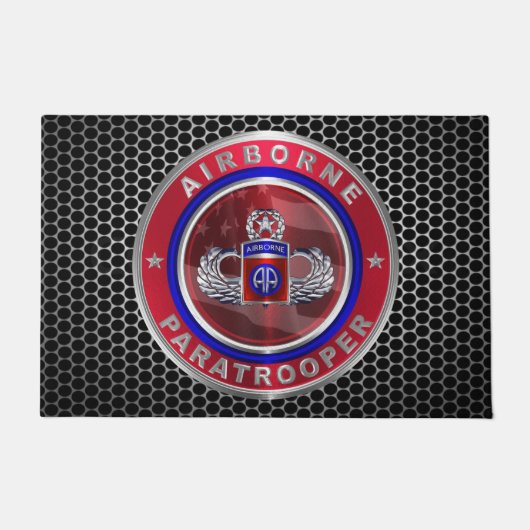 82e Airborne Division Jump Master Deurmat (Voorkant)