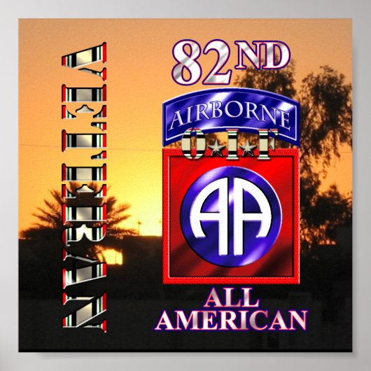 82e Airborne Division OIF Veteran Poster (Voorkant)