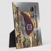 82e Airborne Division Paratrooper Fotoplaat (Zijkant)