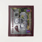 82e Airborne Division Paratrooper Wandkleed (Voorkant)