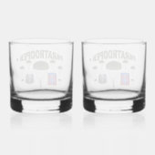 82e Airborne Division Paratrooper Whisky Glas (Achterkant)
