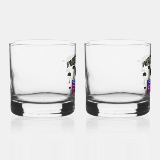 82e Airborne Division Paratrooper Whisky Glas (Rechts)