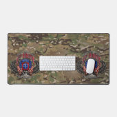 82e Airborne Fort Bragg Camo Desk Mat (Keyboard & Muis)